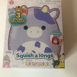 Squish-A-Longs Clip and Go 3 Mystery Pack Original Series 1 Mystery Pack